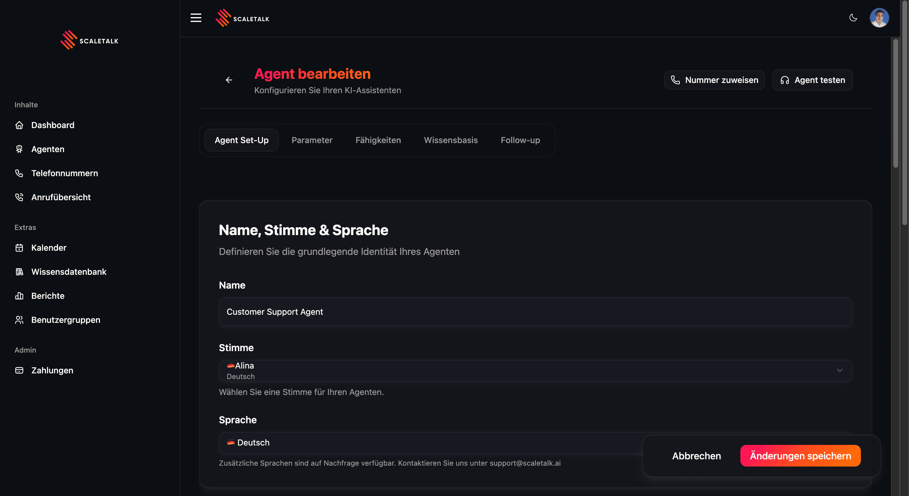 Konfigurationsreiter